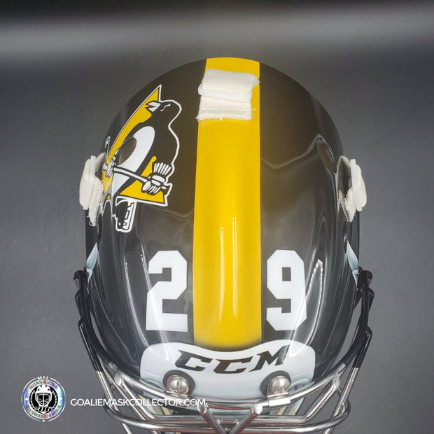 Marc-Andre Fleury Goalie Mask Unsigned 2014 Stadium Series Tribute