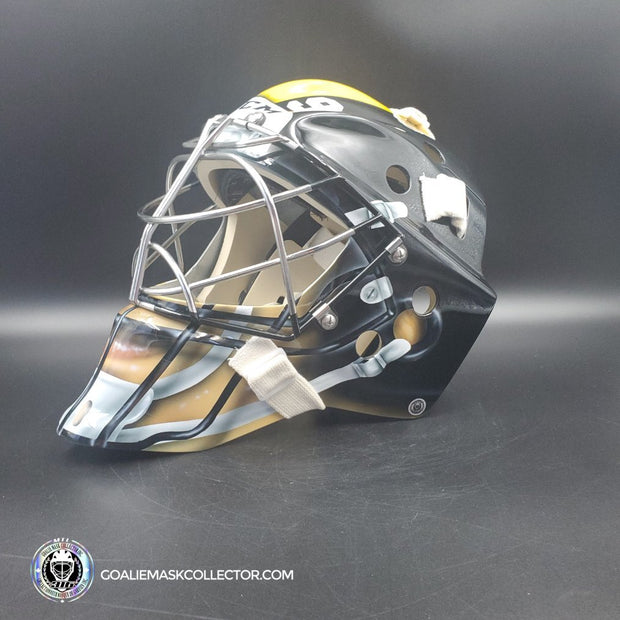 Marc-Andre Fleury Goalie Mask Unsigned 2014 Stadium Series Tribute