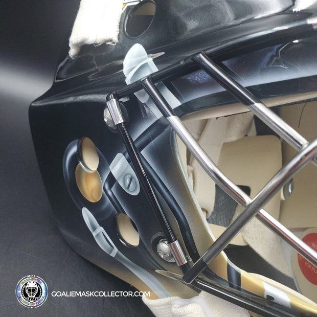 Marc-Andre Fleury Goalie Mask Unsigned 2014 Stadium Series Tribute