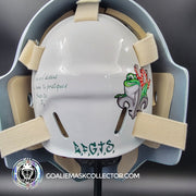 Marc-Andre Fleury Goalie Mask Unsigned 2024-25 Minnesota FINAL Season V2 White Tribute