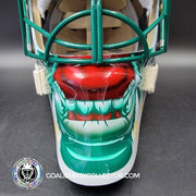 Marc-Andre Fleury Goalie Mask Unsigned 2024-25 Minnesota FINAL Season V2 White Tribute