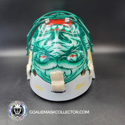 Marc-Andre Fleury Goalie Mask Unsigned 2024-25 Minnesota FINAL Season V2 White Tribute