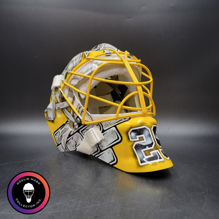 Marc-Andre Fleury Goalie Mask Unsigned 2025-26 Pittsburgh FINAL MASK Tribute
