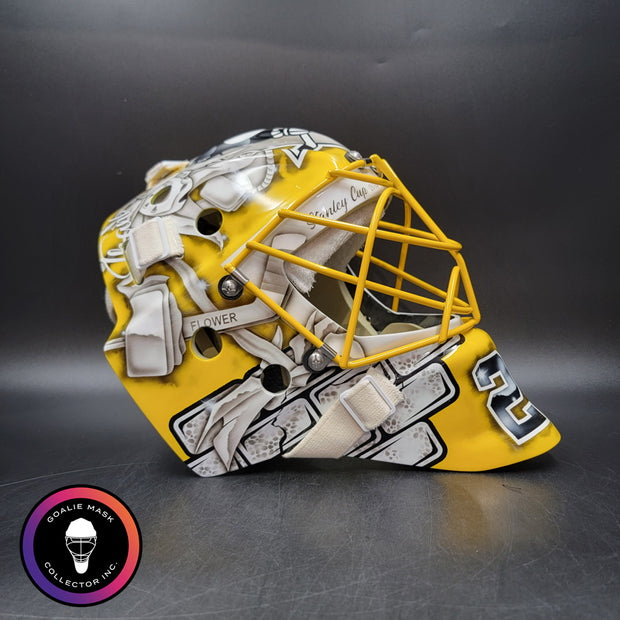 Marc-Andre Fleury Goalie Mask Unsigned 2025-26 Pittsburgh FINAL MASK Tribute