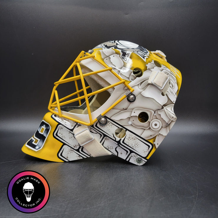 Marc-Andre Fleury Goalie Mask Unsigned 2025-26 Pittsburgh FINAL MASK Tribute