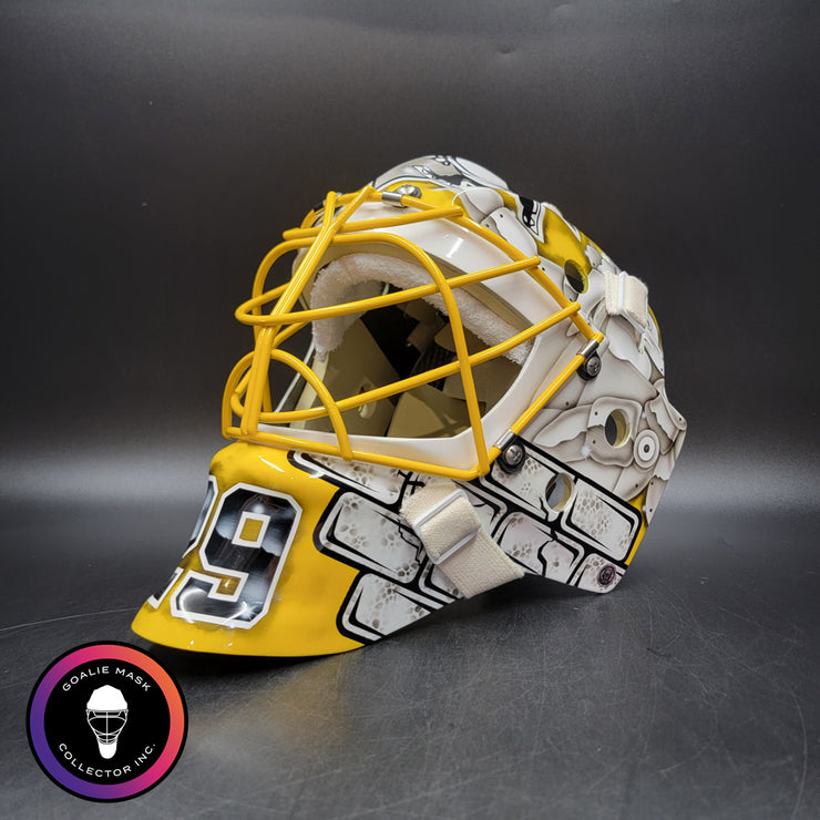 Marc-Andre Fleury Goalie Mask Unsigned 2025-26 Pittsburgh FINAL MASK Tribute