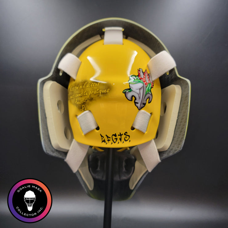 Marc-Andre Fleury Goalie Mask Unsigned 2025-26 Pittsburgh FINAL MASK Tribute