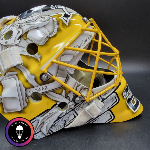 Marc-Andre Fleury Goalie Mask Unsigned 2025-26 Pittsburgh FINAL MASK Tribute