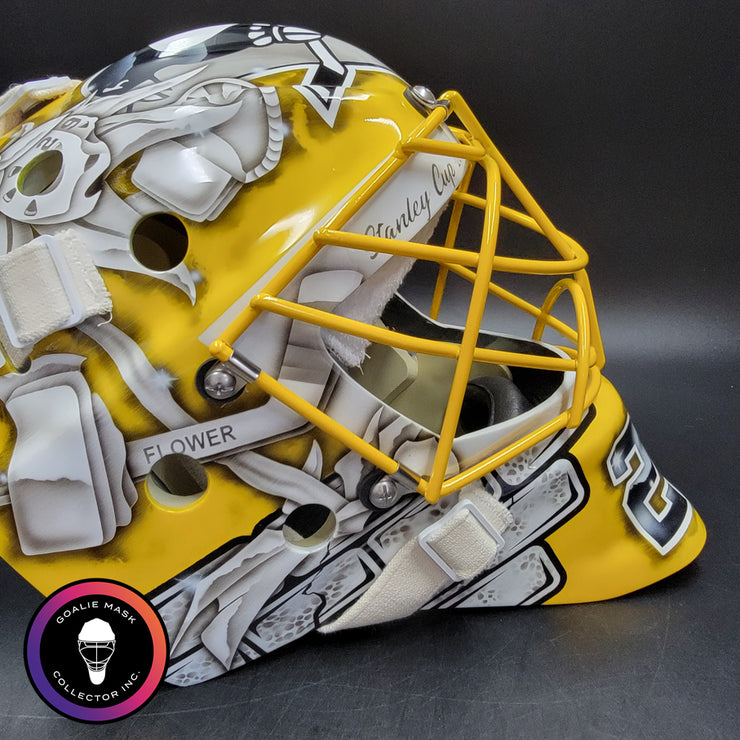 Marc-Andre Fleury Goalie Mask Unsigned 2025-26 Pittsburgh FINAL MASK Tribute