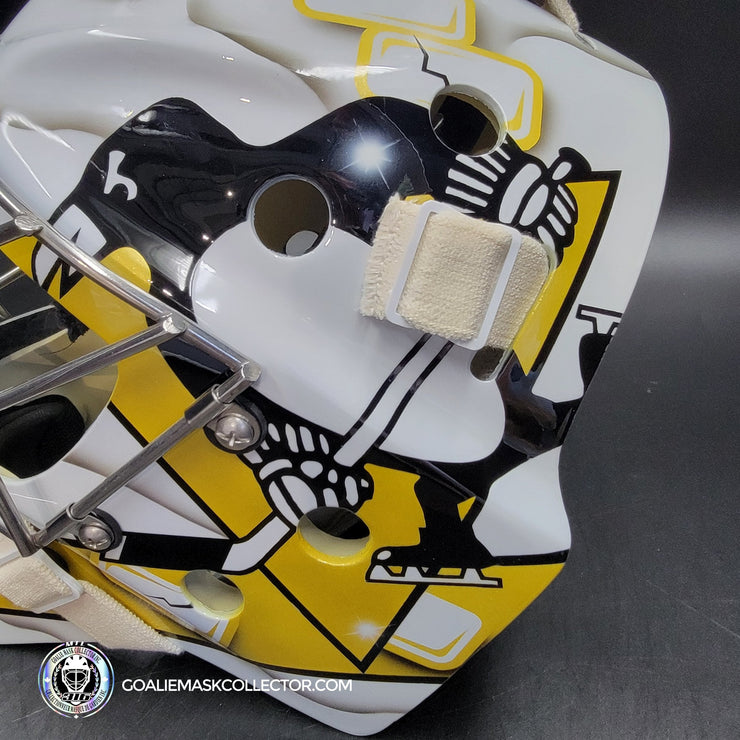 Marc-Andre Fleury Goalie Mask Unsigned Pittsburgh 2009 CUP Edition Tribute