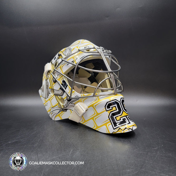 Marc-Andre Fleury Goalie Mask Unsigned Pittsburgh 2009 CUP Edition Tribute