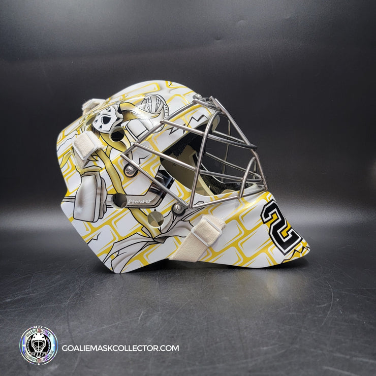 Marc-Andre Fleury Goalie Mask Unsigned Pittsburgh 2009 CUP Edition Tribute