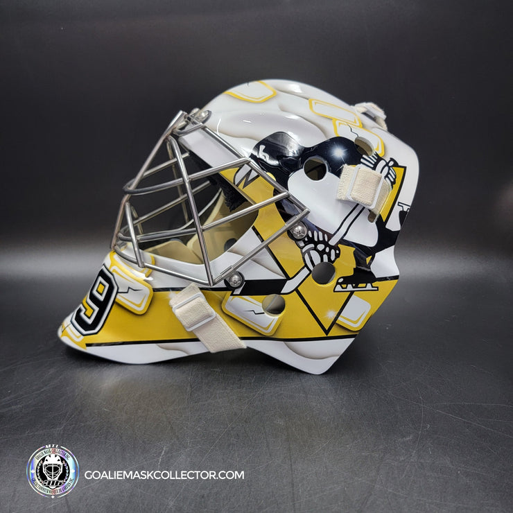 Marc-Andre Fleury Goalie Mask Unsigned Pittsburgh 2009 CUP Edition Tribute