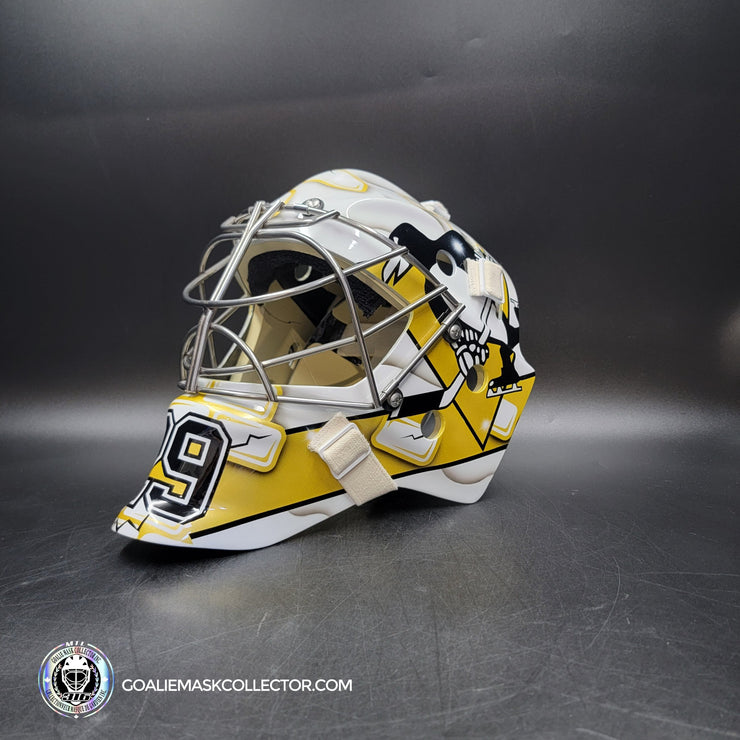 Marc-Andre Fleury Goalie Mask Unsigned Pittsburgh 2009 CUP Edition Tribute