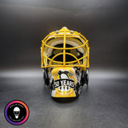 Marc-Andre Fleury Goalie Mask Unsigned Pittsburgh 50th Anniversary Tribute