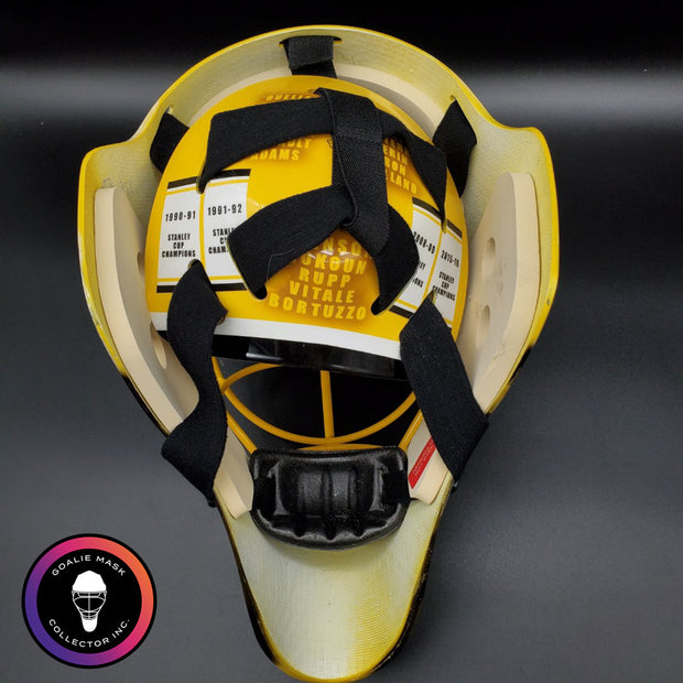 Marc-Andre Fleury Goalie Mask Unsigned Pittsburgh 50th Anniversary Tribute