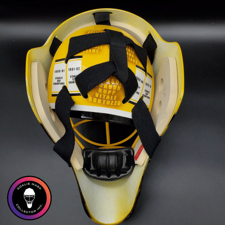 Marc-Andre Fleury Goalie Mask Unsigned Pittsburgh 50th Anniversary Tribute