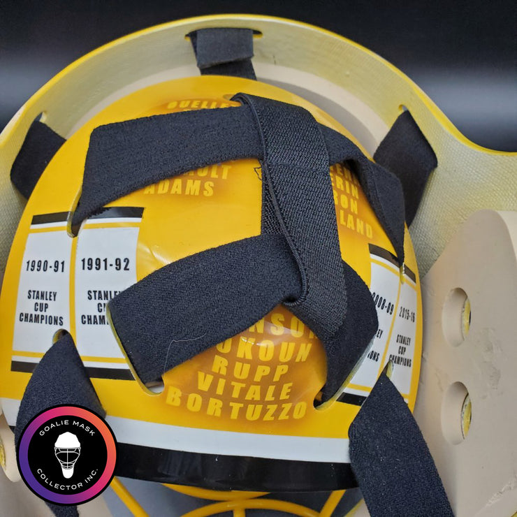 Marc-Andre Fleury Goalie Mask Unsigned Pittsburgh 50th Anniversary Tribute