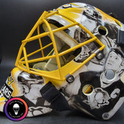 Marc-Andre Fleury Goalie Mask Unsigned Pittsburgh 50th Anniversary Tribute