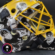 Marc-Andre Fleury Goalie Mask Unsigned Pittsburgh 50th Anniversary Tribute