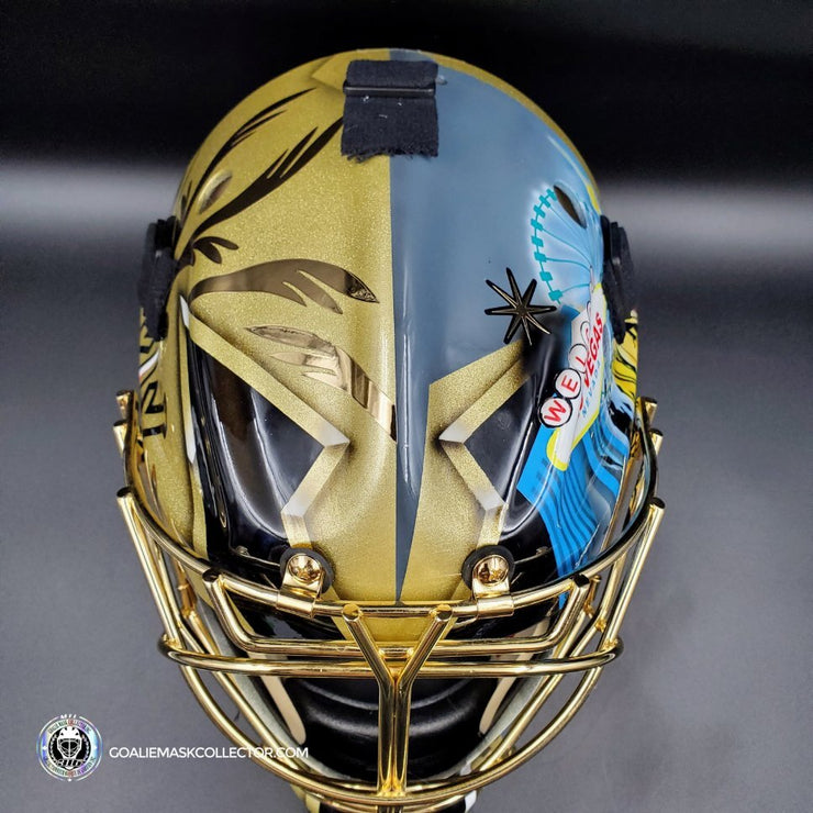 Marc-Andre Fleury Goalie Mask Unsigned Premium Las Vegas 2020 Tribute –  Goalie Mask Collector