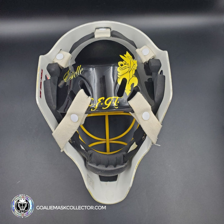 Marc-Andre Fleury Unsigned Goalie Mask Tom Barrasso Tribute