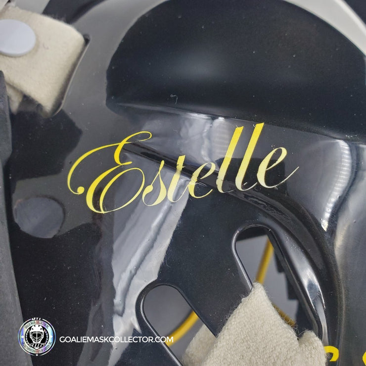 Marc-Andre Fleury Unsigned Goalie Mask Tom Barrasso Tribute