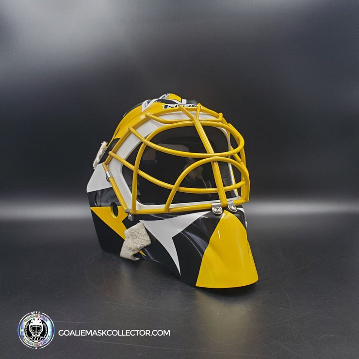 Marc-Andre Fleury Unsigned Goalie Mask Tom Barrasso Tribute