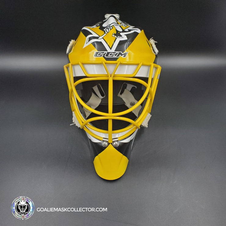 Marc-Andre Fleury Unsigned Goalie Mask Tom Barrasso Tribute