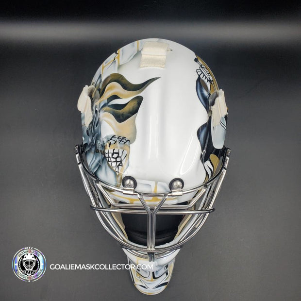 Marc-Andre Fleury Goalie Mask Unsigned 2010 Pittsburgh Tribute