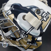 Marc-Andre Fleury Goalie Mask Unsigned 2010 Pittsburgh Tribute