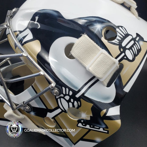 Marc-Andre Fleury Goalie Mask Unsigned 2010 Pittsburgh Tribute
