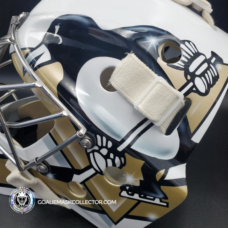 Marc-Andre Fleury Goalie Mask Unsigned 2010 Pittsburgh Tribute