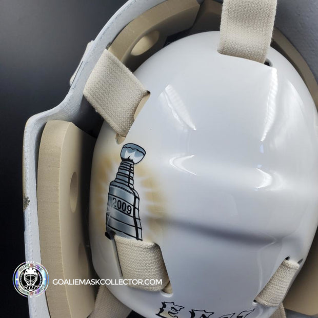 Marc-Andre Fleury Goalie Mask Unsigned 2010 Pittsburgh Tribute
