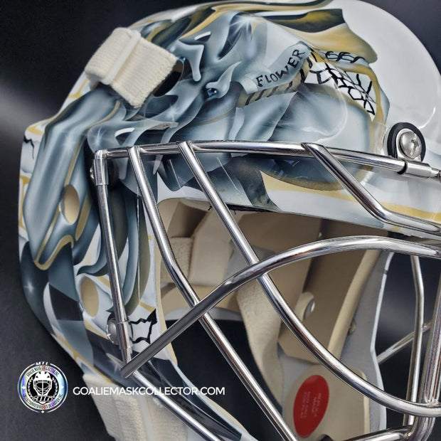 Marc-Andre Fleury Goalie Mask Unsigned 2010 Pittsburgh Tribute
