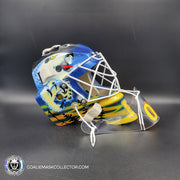 Martin Biron Goalie Mask Unsigned Buffalo V1 Tribute