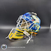 Martin Biron Goalie Mask Unsigned Buffalo V1 Tribute