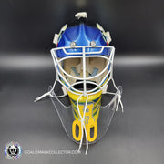 Martin Biron Goalie Mask Unsigned Buffalo V1 Tribute