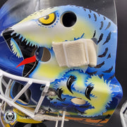 Martin Biron Goalie Mask Unsigned Buffalo V1 Tribute