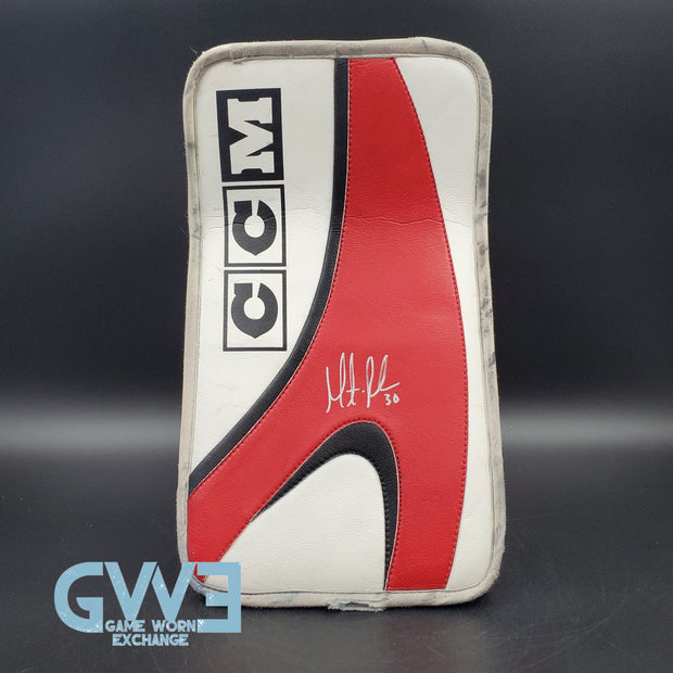 Martin Brodeur Game Model Signed Blocker CCM  New Jersey Devils AS-03060
