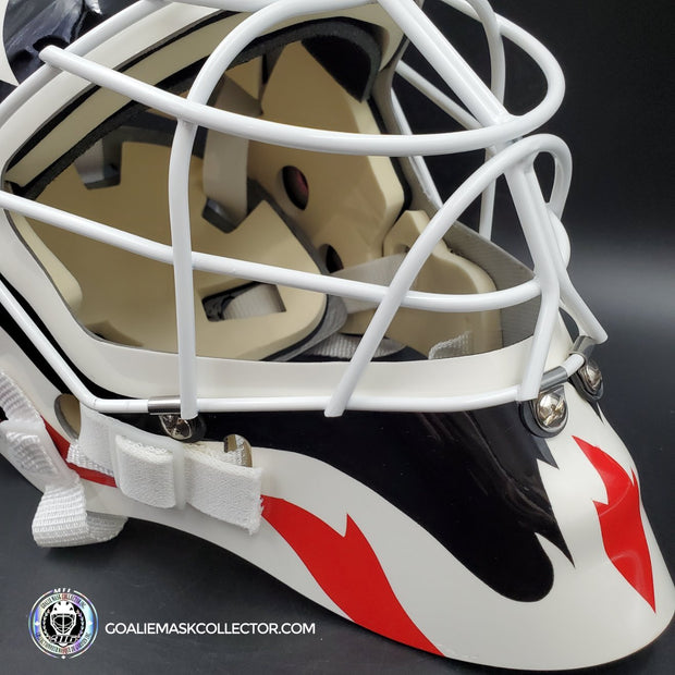 Martin Brodeur Signed Goalie Mask Classic New Jersey On 2003 Original CCM Heaton Shell Sport Maska Inc GF6 Pro JSA Autographed AS-02906