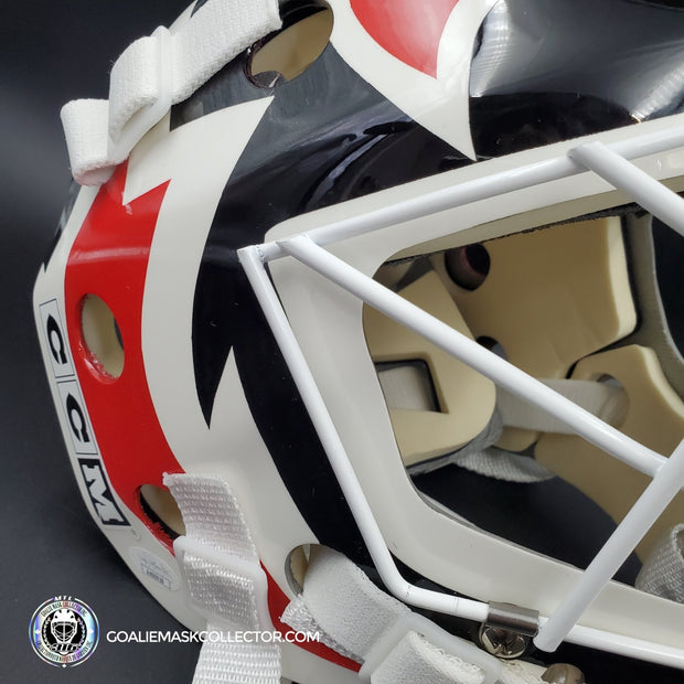 Martin Brodeur Signed Goalie Mask Classic New Jersey On 2003 Original CCM Heaton Shell Sport Maska Inc GF6 Pro JSA Autographed AS-02906