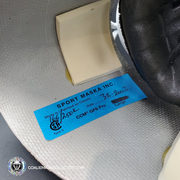 Martin Brodeur Signed Goalie Mask Classic New Jersey On 2003 Original CCM Heaton Shell Sport Maska Inc GF6 Pro JSA Autographed AS-02906