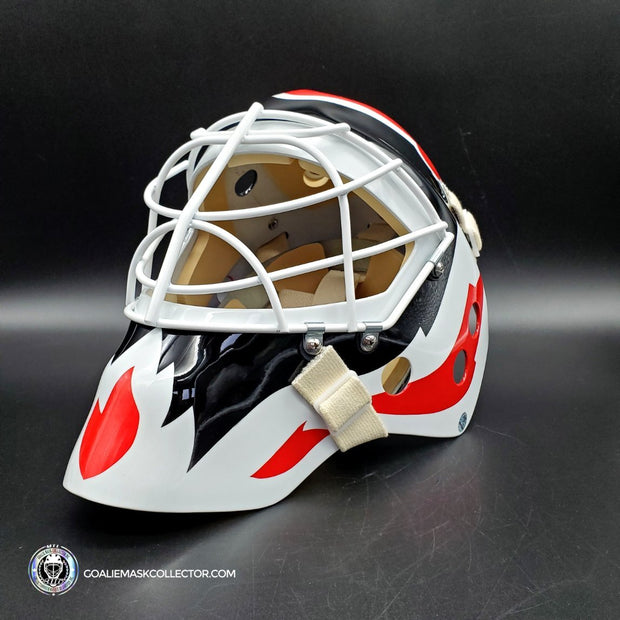 Brent Johnson Practice / Game Worn Goalie Mask 2008-09 Washington Capi – Goalie  Mask Collector
