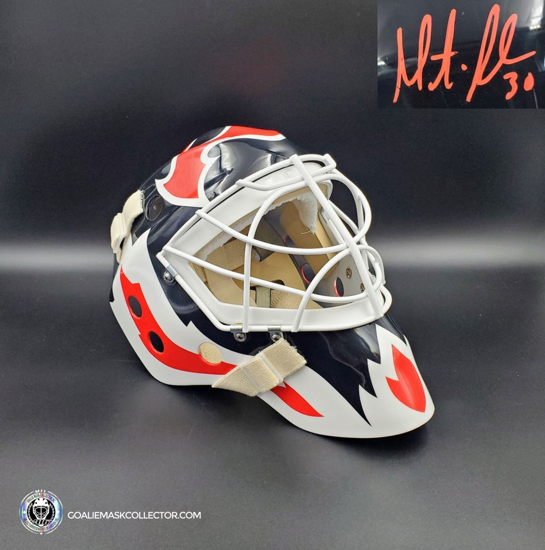 Martin Brodeur Signed Goalie Mask "Special Edition Red Autograph" Classic New Jersey Signature Edition Autographed