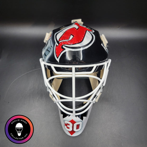 Martin Brodeur Signed Goalie Mask "THE GEAR COLLECTION" Heaton Helite IV Pad Set New Jersey Signature Edition Autographed