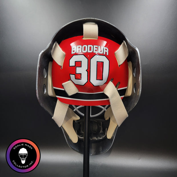 Martin Brodeur Signed Goalie Mask "THE GEAR COLLECTION" Heaton Helite IV Pad Set New Jersey Signature Edition Autographed