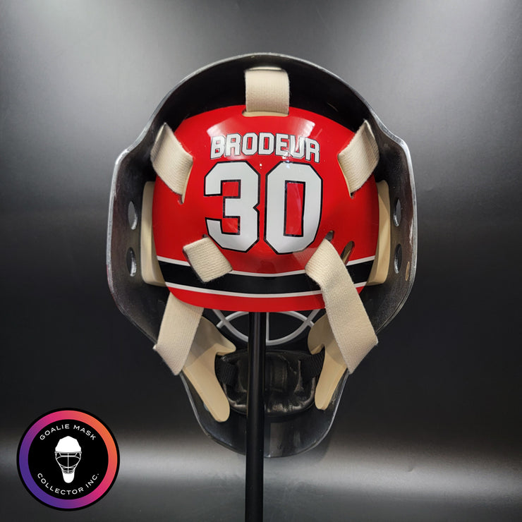 Martin Brodeur Signed Goalie Mask "THE GEAR COLLECTION" Heaton Helite IV Pad Set New Jersey Signature Edition Autographed