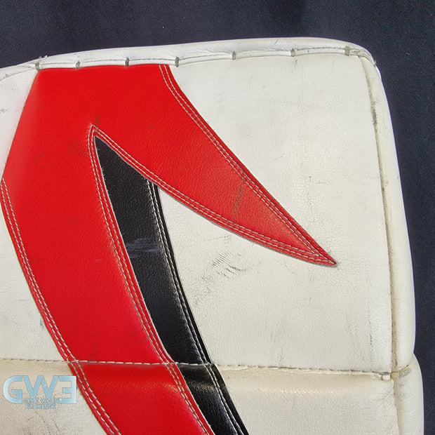 Martin Brodeur Style Goalie Pads 2010 Team Canada Olympics & 2009-10 New Jersey Devils Tribute Sherwood Model AS-03151