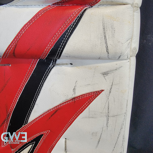 Martin Brodeur Style Goalie Pads 2010 Team Canada Olympics & 2009-10 New Jersey Devils Tribute Sherwood Model AS-03151